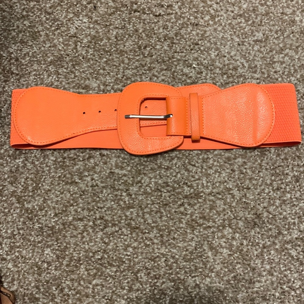 Unique Vintage Orange Belt